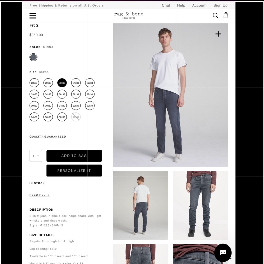 rag & bone jeans